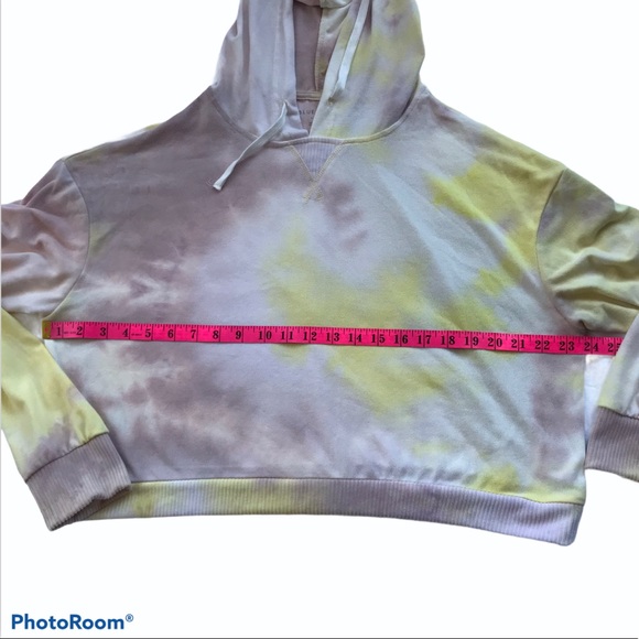 🔥Sale $48🔥Hoodie & Jogger-Lemon Tie Dye Set SZ L - Picture 8 of 9